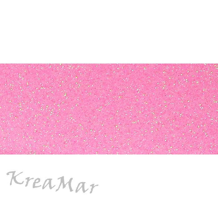 Penová guma - trblietavá 20x31cm/2mm  (ružová)